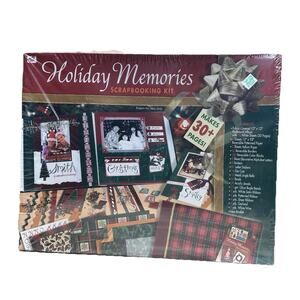 2004 Holiday Memories Scrapbooking Kit Sealed NOS Makes 30 + Pages Christmas